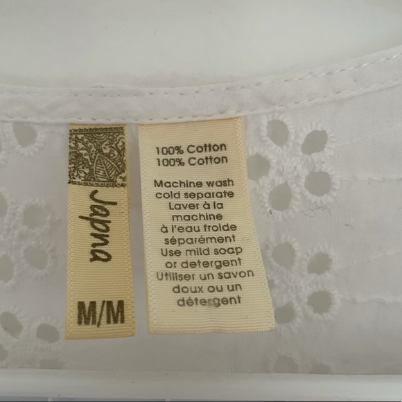 Japna White Cotton Dress - M - Picture 3 of 3